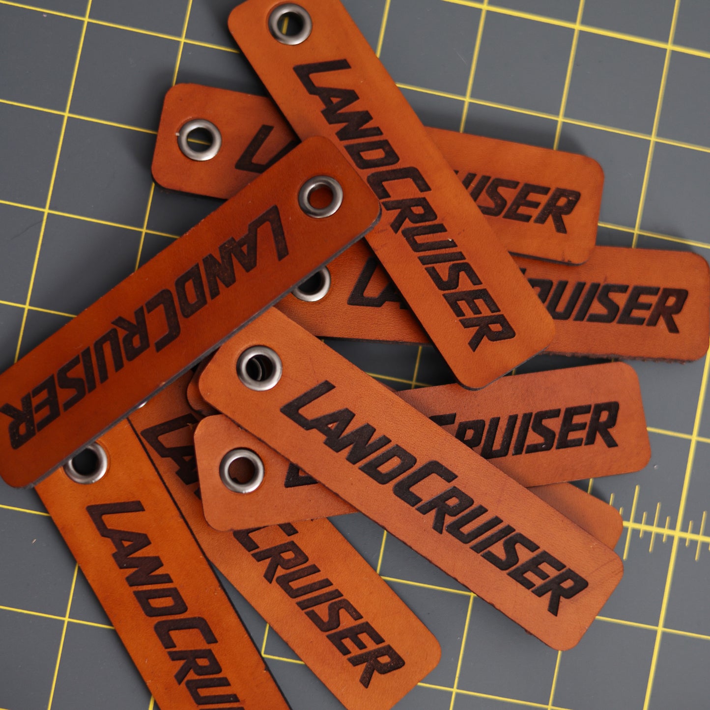 Land Cruiser Leather Key Tag