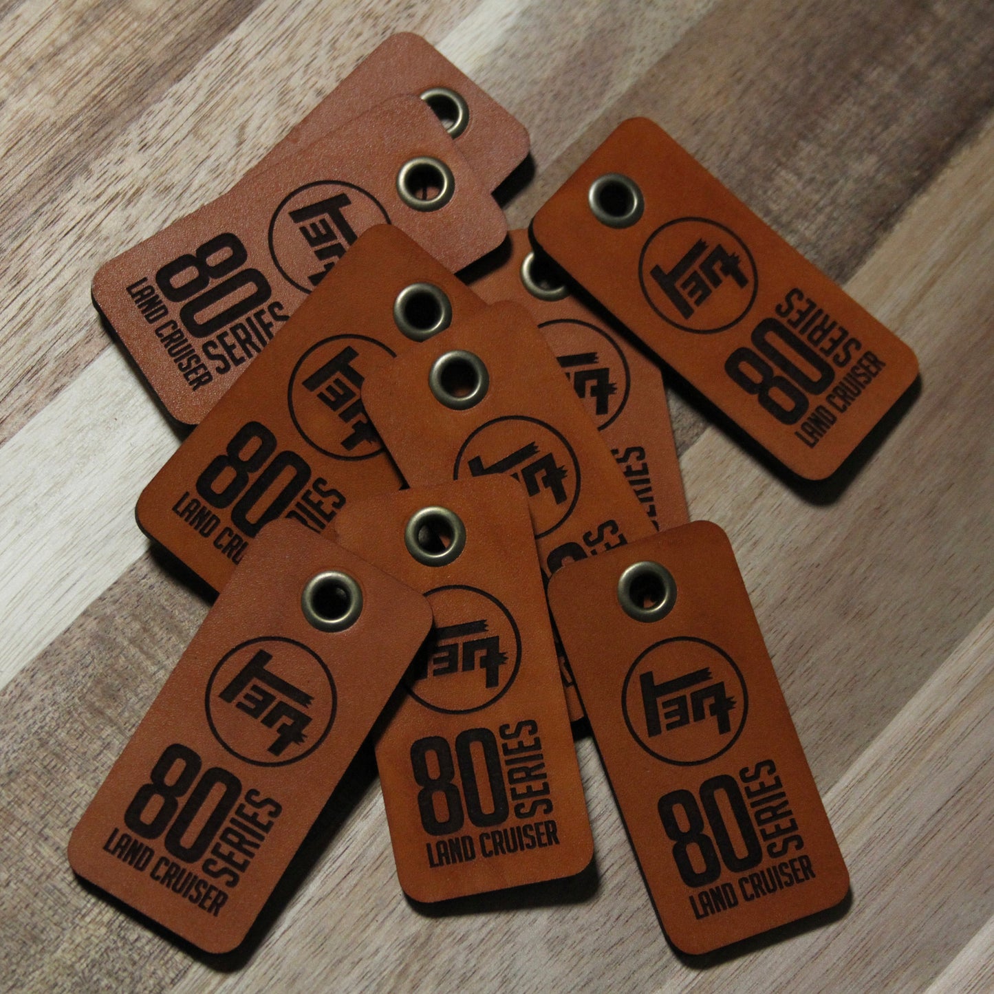 80 Series Leather Key Tag