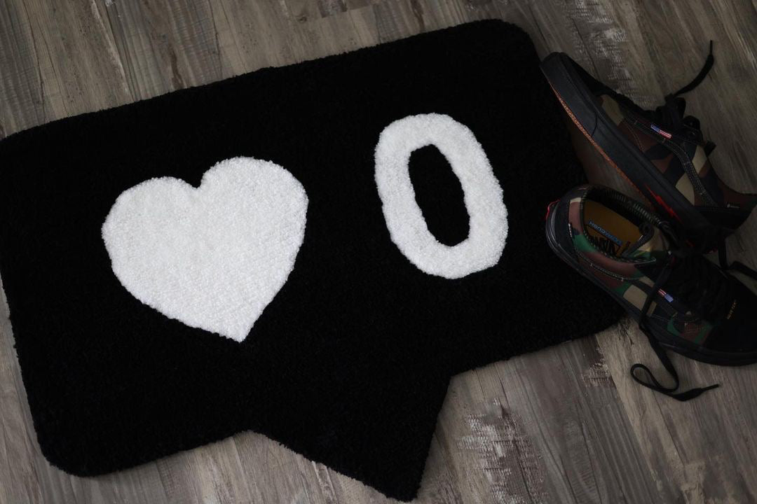 No 🖤 Love - Tuft Rug