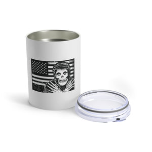 Crimson Flag Tumbler 10oz White