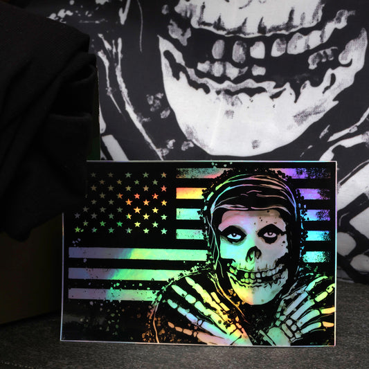 5" Holo Crimson Flag Slap