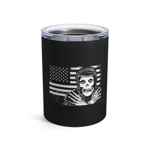 Crimson Flag Tumbler 10oz Black