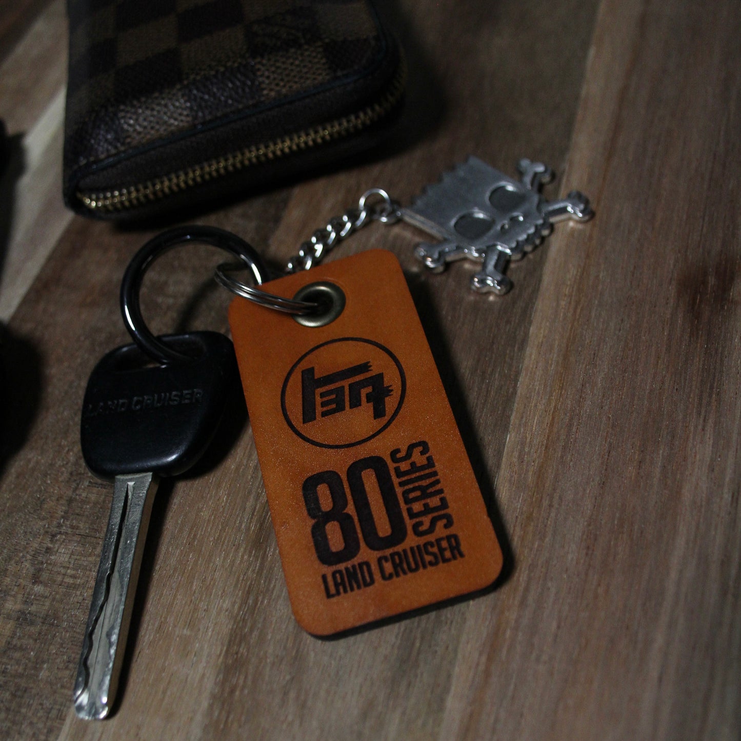 80 Series Leather Key Tag